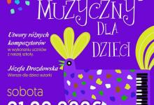Państwowa Szkoła Muzyczna I stopnia im. Emila Młynarskiego w Augustowie zaprasza na "Poranek Muzyczny dla dzieci".