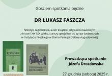 APK - Miejska Biblioteka Publiczna Filia nr 2 w Augustowie zaprasza  27 grudnia (sobota) o godz. 16.00 na spotkanie regionalne z cyklu "Pogawędki na Komunalnej" - "ZIEMIA BARGŁOWSKA. HISTORIA PARAFII I GMINY W BARGŁOWIE KOŚCIELNYM". Gościem spotkania będzie dr Łukasz Faszcza: historyk, regionalista, autor książek i artykułów naukowych z historii XIX i XX wieku, starszy specjalista do spraw badawczych w Instytucie Pileckiego w Domu Pamięci Obławy Augustowskiej. Prowadzenie spotkania - Józefa Drozdowska. Miej