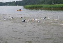 Zawody triathlonowe w Augustowie
