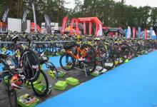 Zawody triathlonowe w Augustowie
