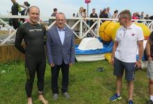 Zawody triathlonowe w Augustowie