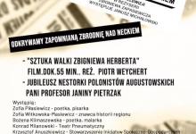 Jubileusz nestorki polonistów augustowskich Pani Profesor Janiny Pietrzak i 101. Rocznica urodzin Zbigniewa Herberta