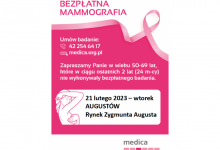 Bezpłatne badania mammograficzne w Augustowie