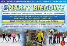 Plakat narty biegowe