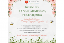 Konkurs na najładniejszą posesję 2025 roku "Augustowskie ogrody i balkony przyjazne pszczołom"