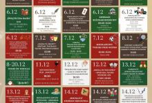 Zaczynamy grudzień w Augustowie!  Szczegóły wydarzeń znajdziecie w aplikacji "Augustów" oraz na stronie https://wydarzenia.augustow.pl/  oraz na plakacie.