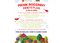 Wielki Piknik Rodzinny w Augustowie! Tak będziemy świętować Dzień Flagi!