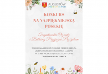 Konkurs na najładniejszą posesję 2023 roku "Augustowskie ogrody i balkony przyjazne pszczołom"