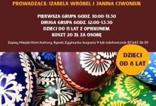 Warsztatowy zawrót głowy!