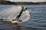  На фотографии изображен лыжник на подъемнике на озере Нецко, фото Я. Конецко.