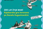 Kajakarska gra terenowa po Kanale Augustowskim