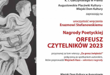 Nagroda Poetycka ORFEUSZ CZYTELNIKÓW 2023 dla Erazma Stefanowskiego